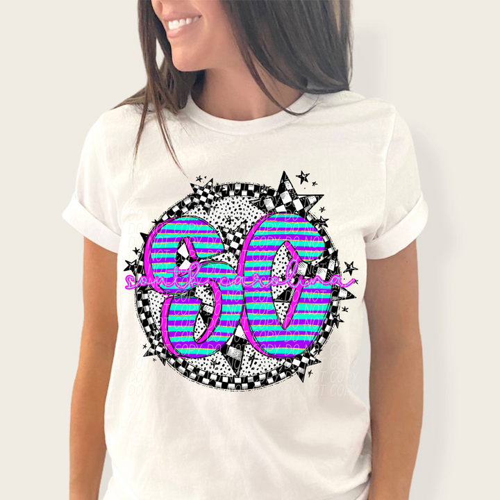 Striped Spring States DTF Print
