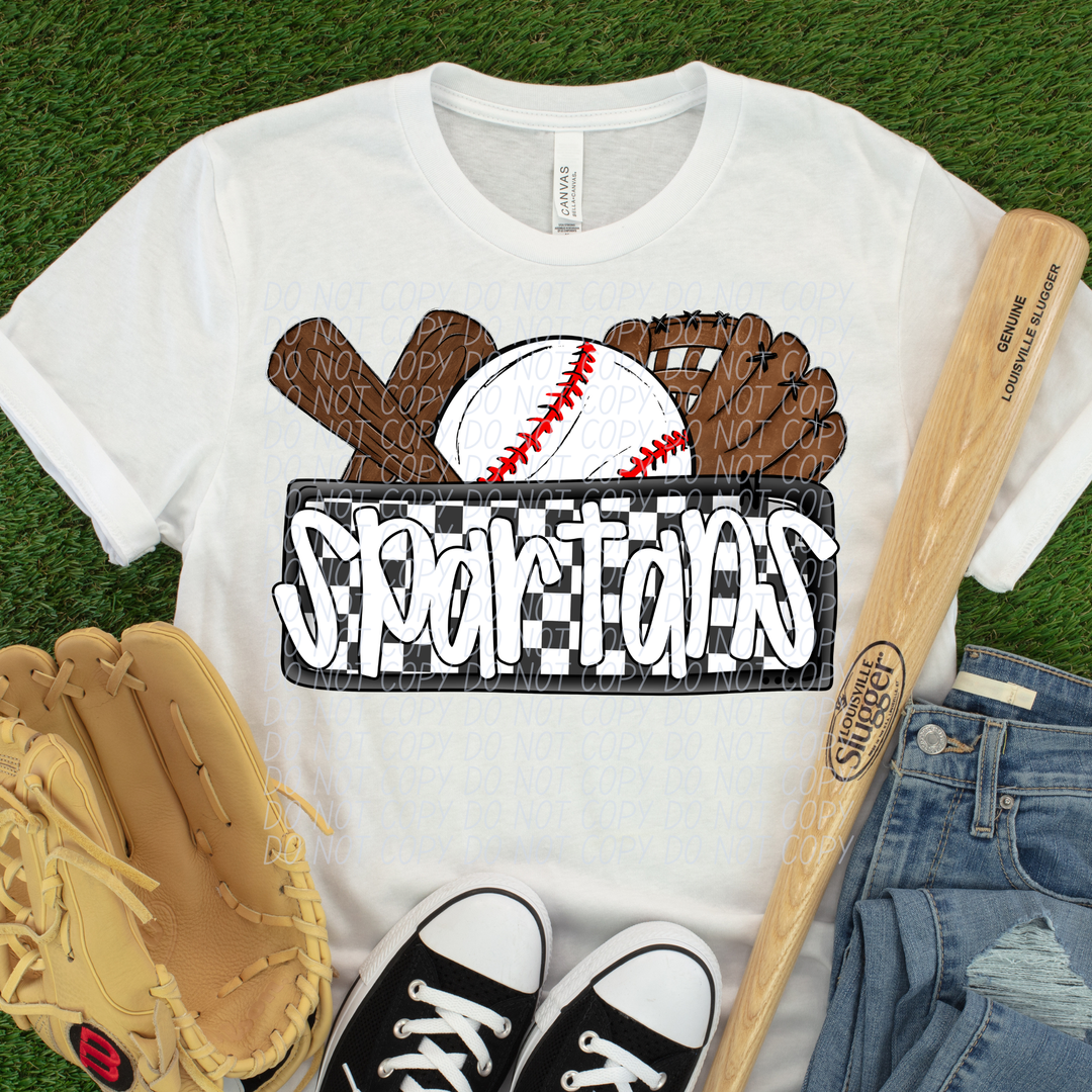 Baseball Mascots DTF Print
