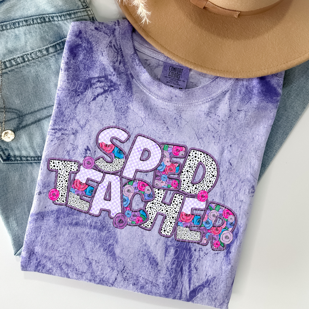 Pretty In Purple School Careers DTF Print