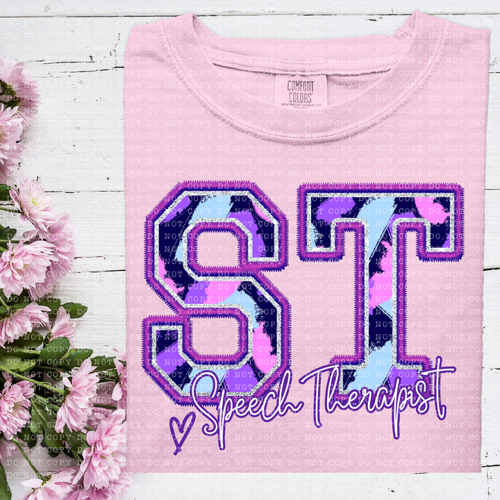Perfectly Purple Occupations DTF Print
