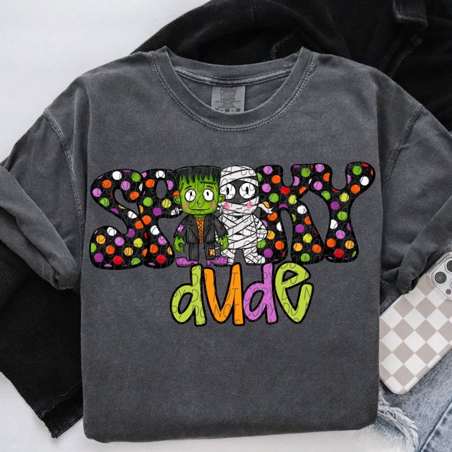 Spooky Dude DTF Print