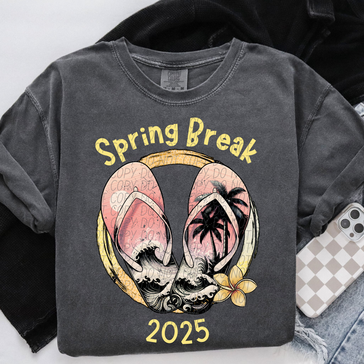Spring Break 2025 DTF Print