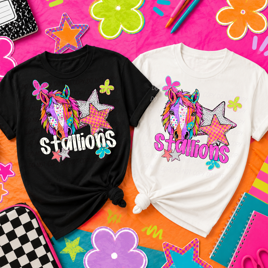 Pattern Pop Mascots DTF Print
