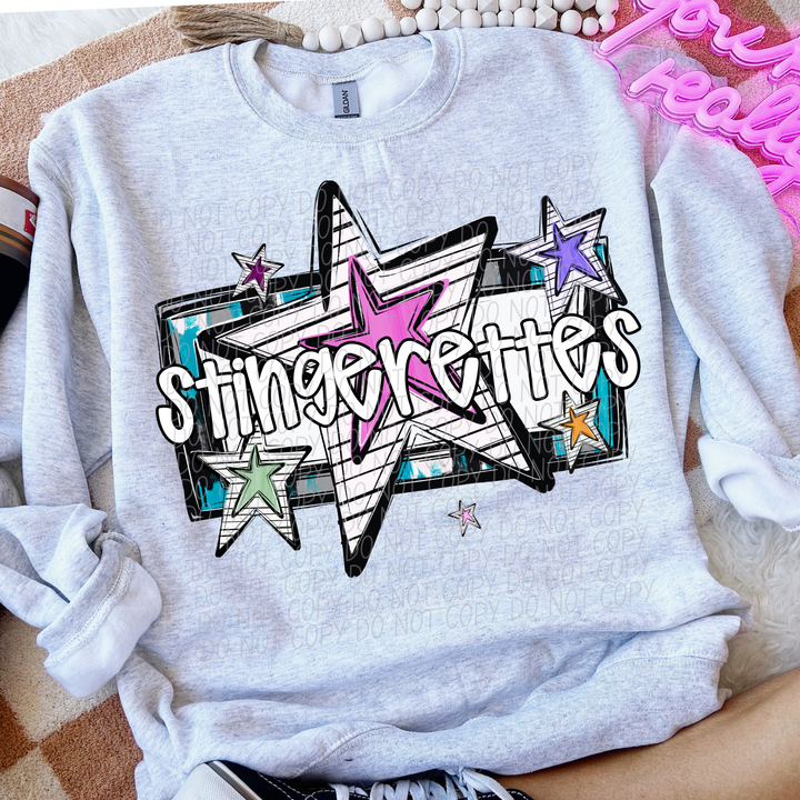 Bright Stars Mascots Youth DTF Print