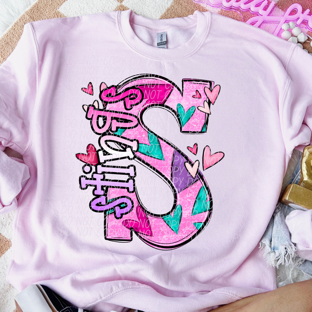 Valentine's Day Mascots DTF Print