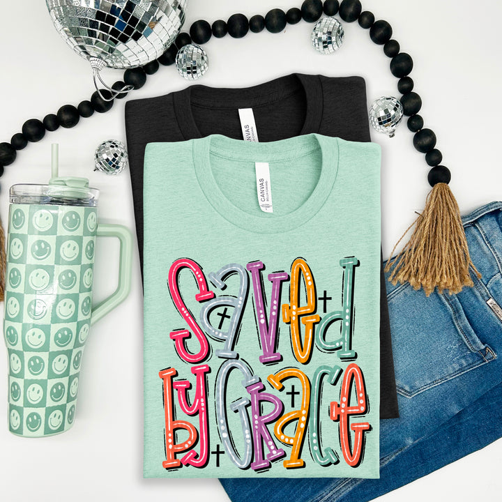 Saved By Grace DTF Print