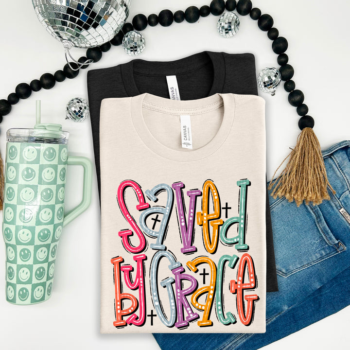 Saved By Grace DTF Print