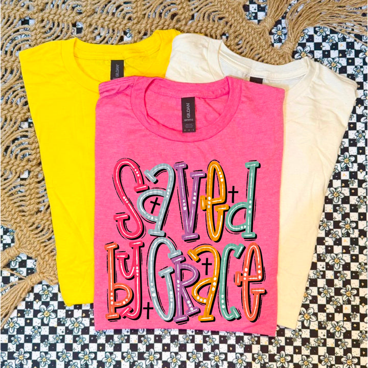 Saved By Grace DTF Print