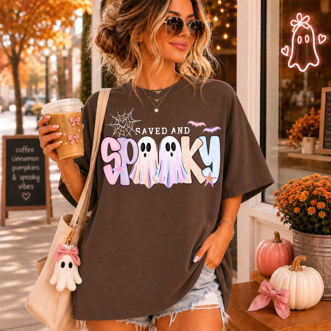 Saved And Spooky DTF Print