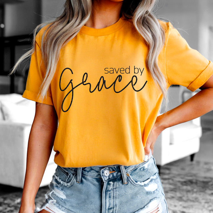 Saved By Grace DTF Print