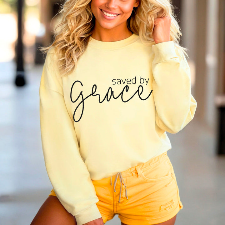 Saved By Grace DTF Print