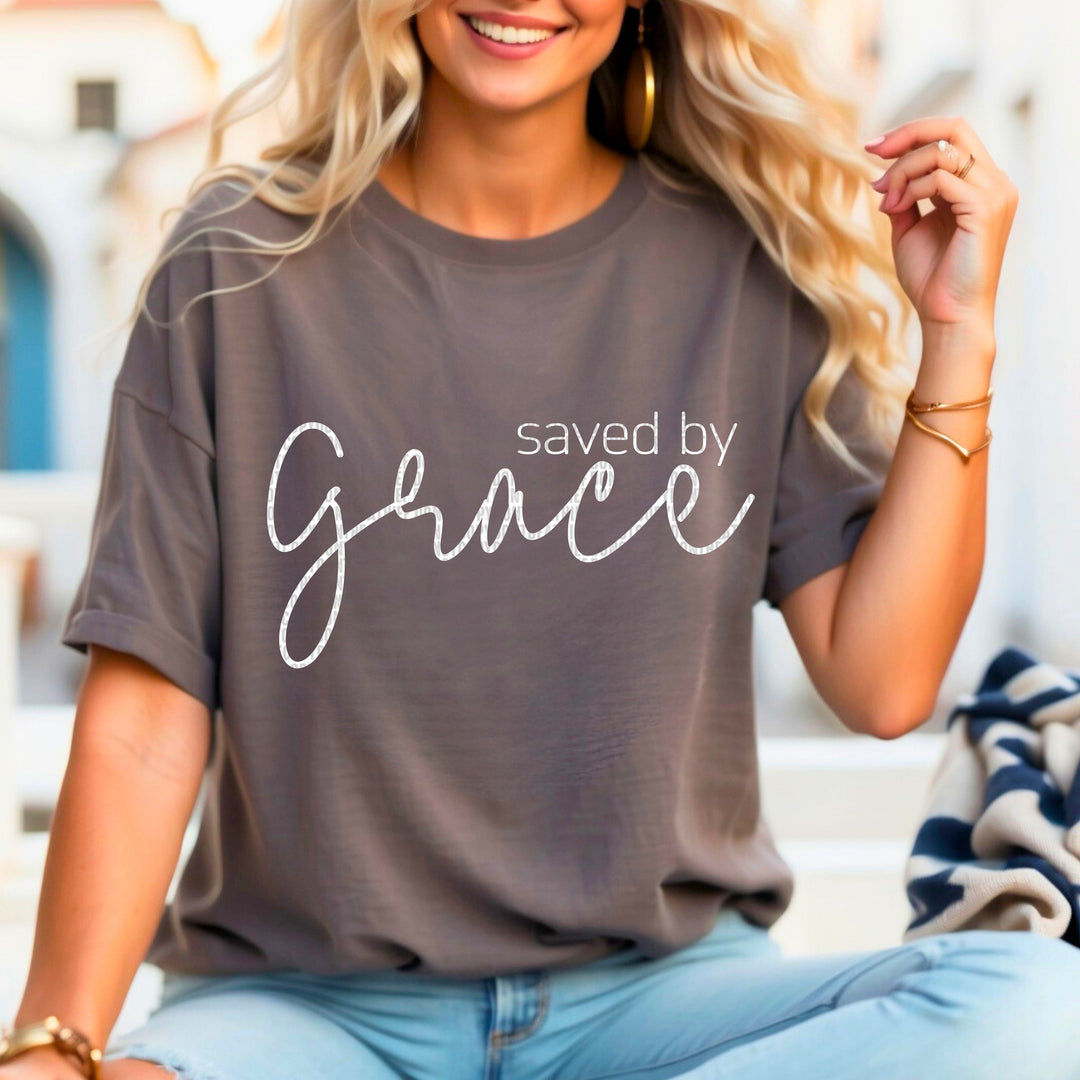Saved By Grace DTF Print