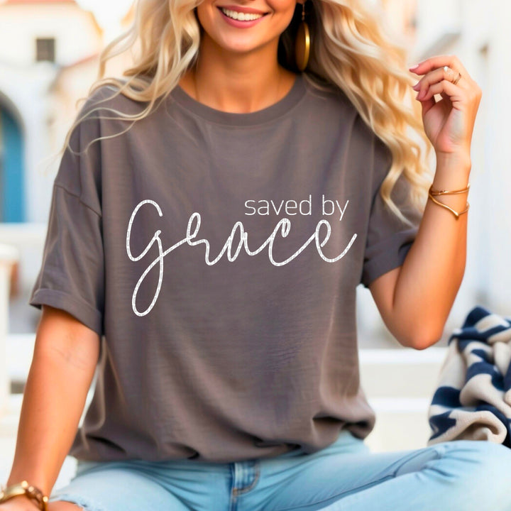 Saved By Grace DTF Print