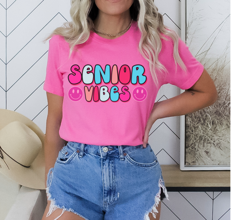 Senior Vibes DTF Print