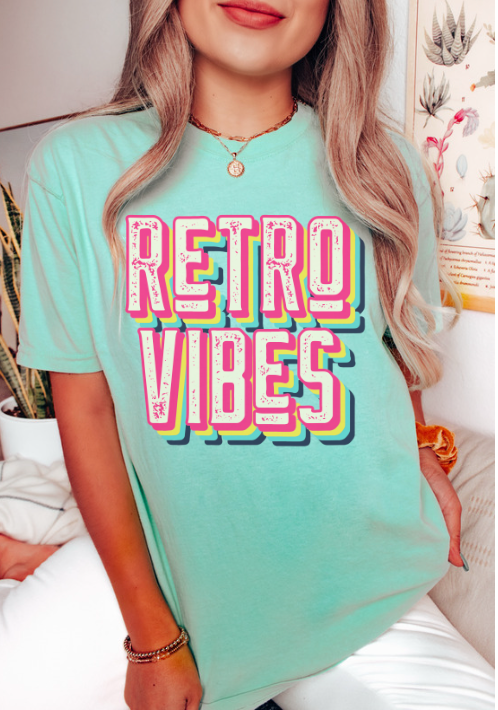 Retro Vibes DTF Print