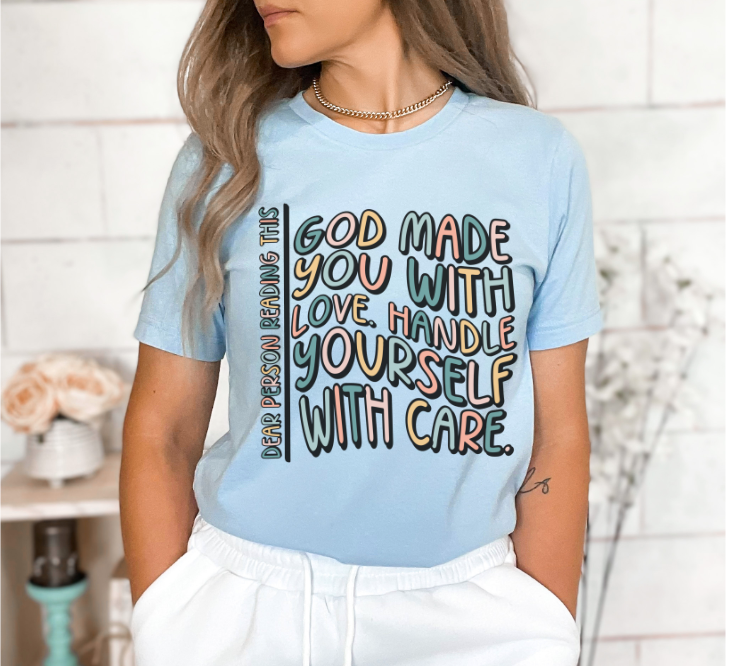 God Made you With Love DTF Print