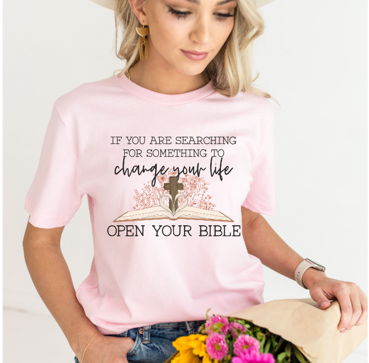 Open Your Bible DTF Print