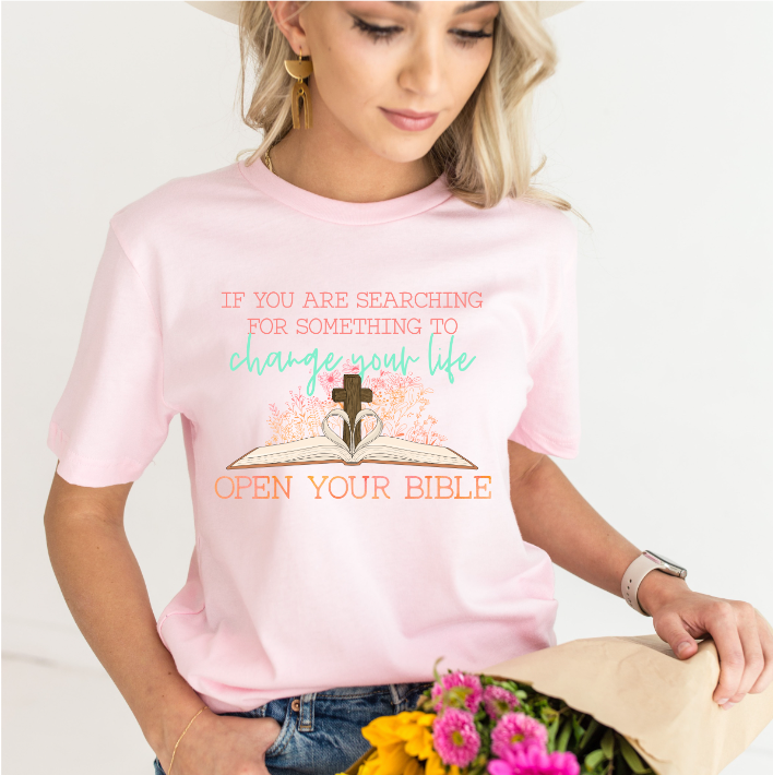 Open Your Bible DTF Print