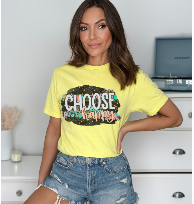 Choose Happy DTF Print