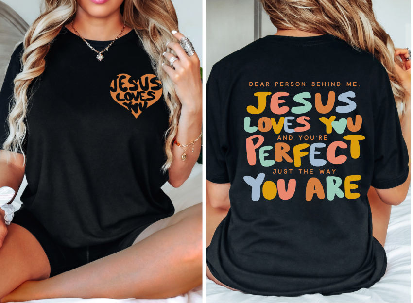 Jesus Loves You Set DTF Print