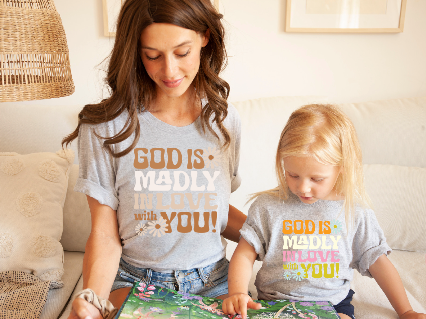 God is Madly in Love DTF Print