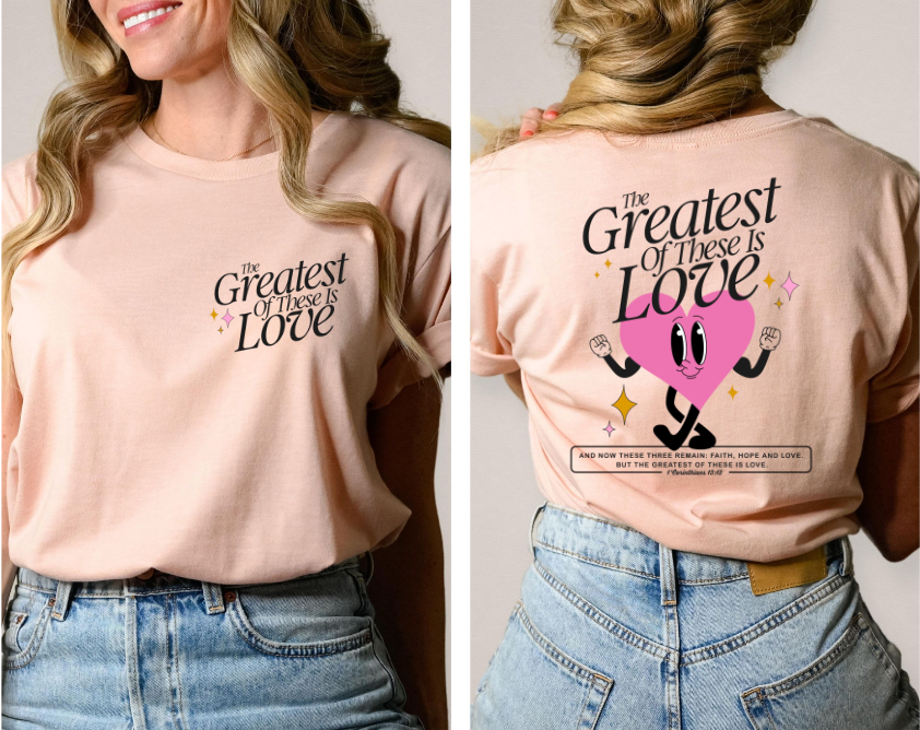 The Greatest of these is Love Set DTF Print