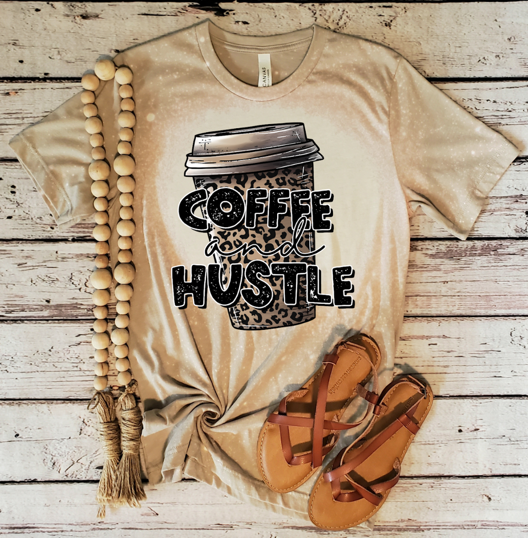 Coffee and Hustle DTF Print