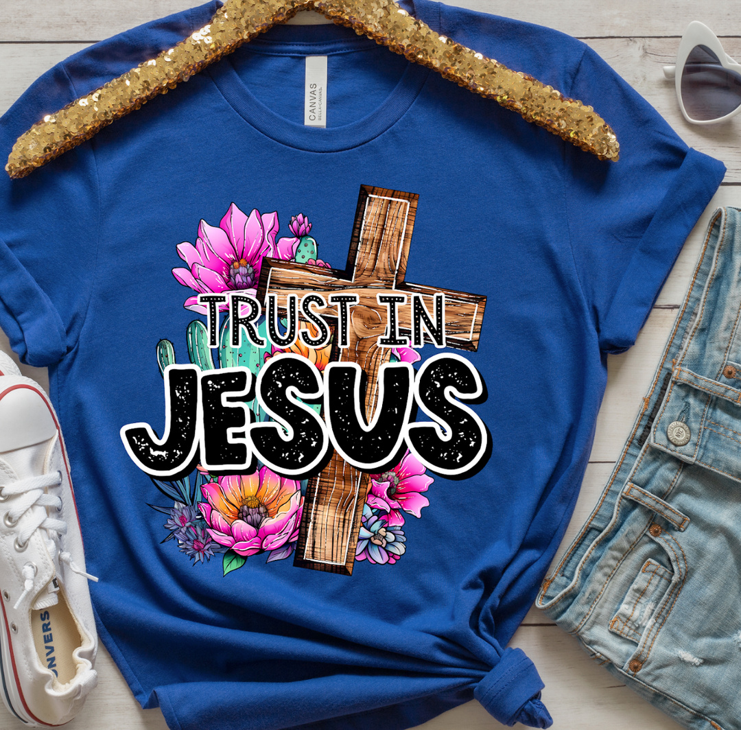 Trust in Jesus DTF Print