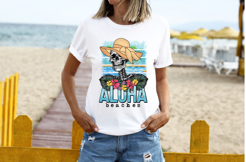 Aloha Beaches DTF Print