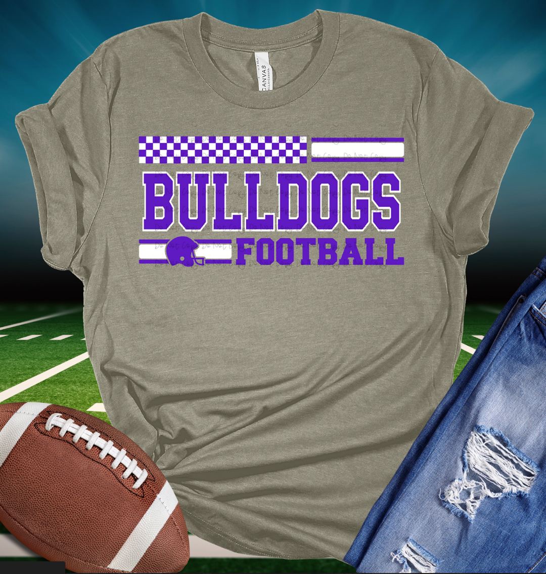 Bulldogs Football DTF Print