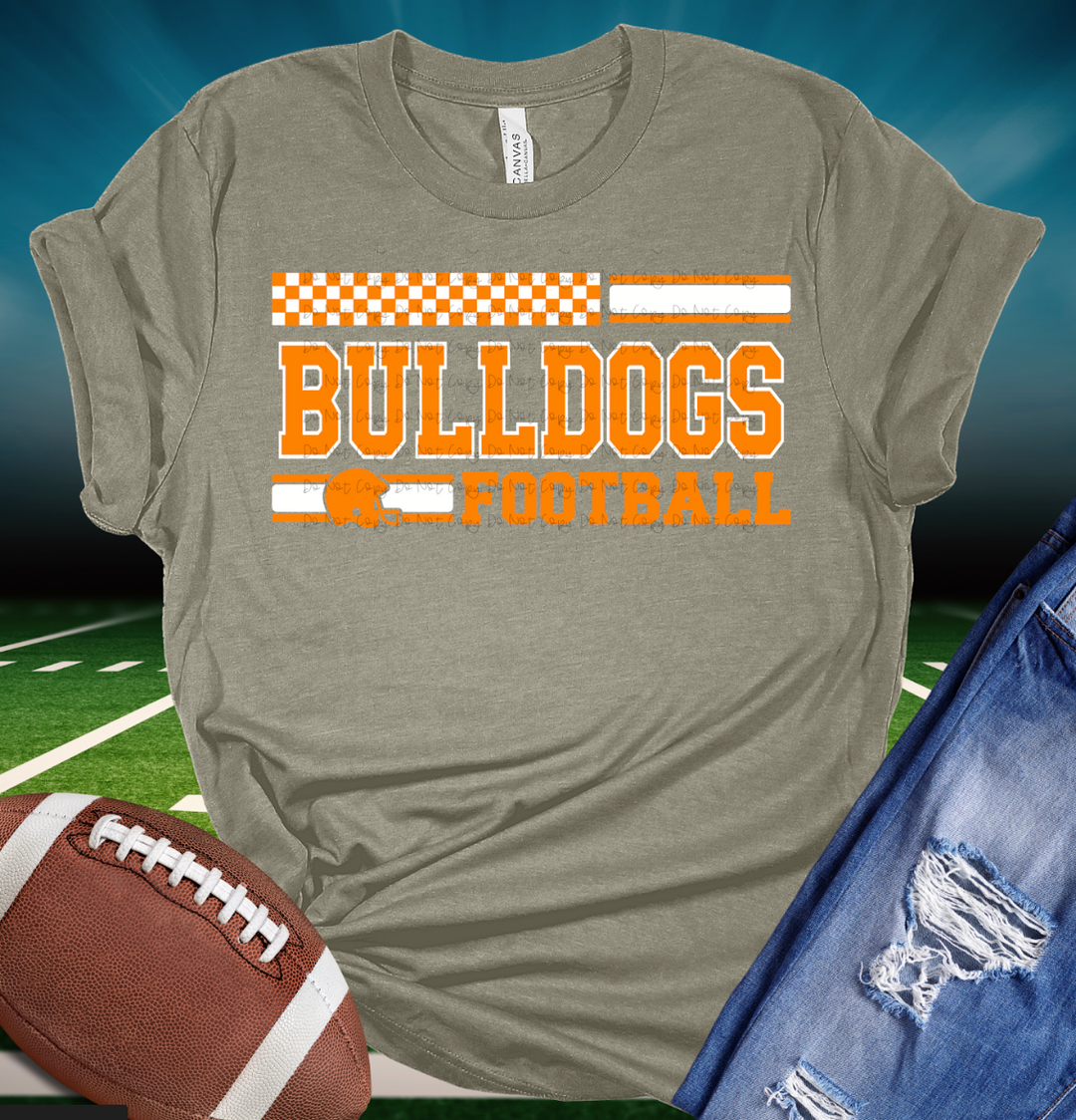 Bulldogs Football DTF Print