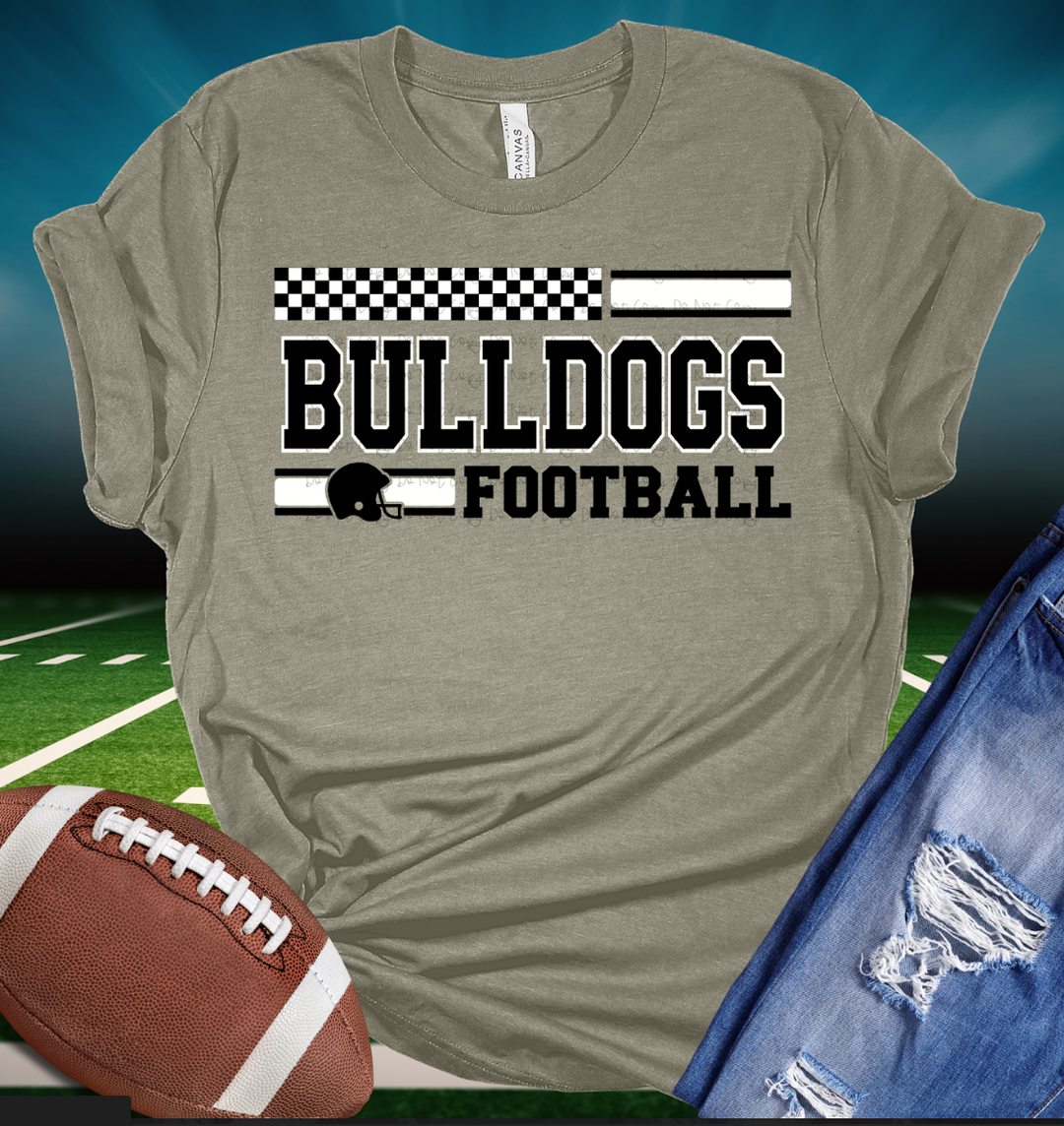 Bulldogs Football DTF Print