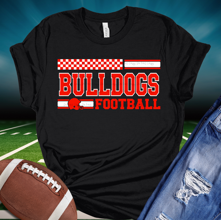 Bulldogs Football DTF Print