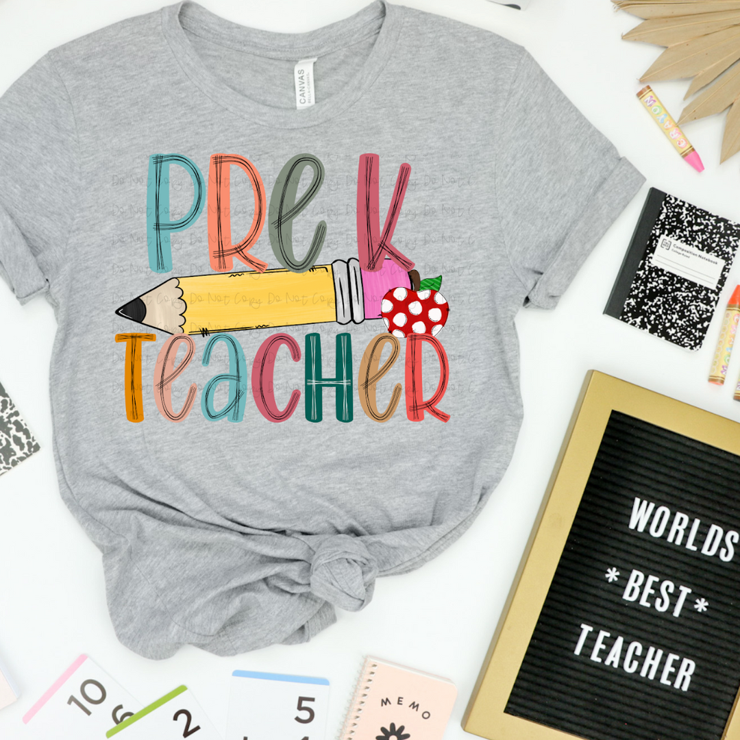 Grade Level Teacher DTF Print