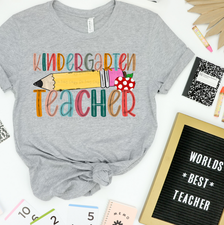 Grade Level Teacher DTF Print