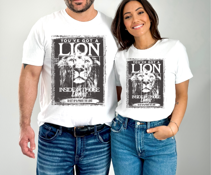 You've got A Lion DTF Print