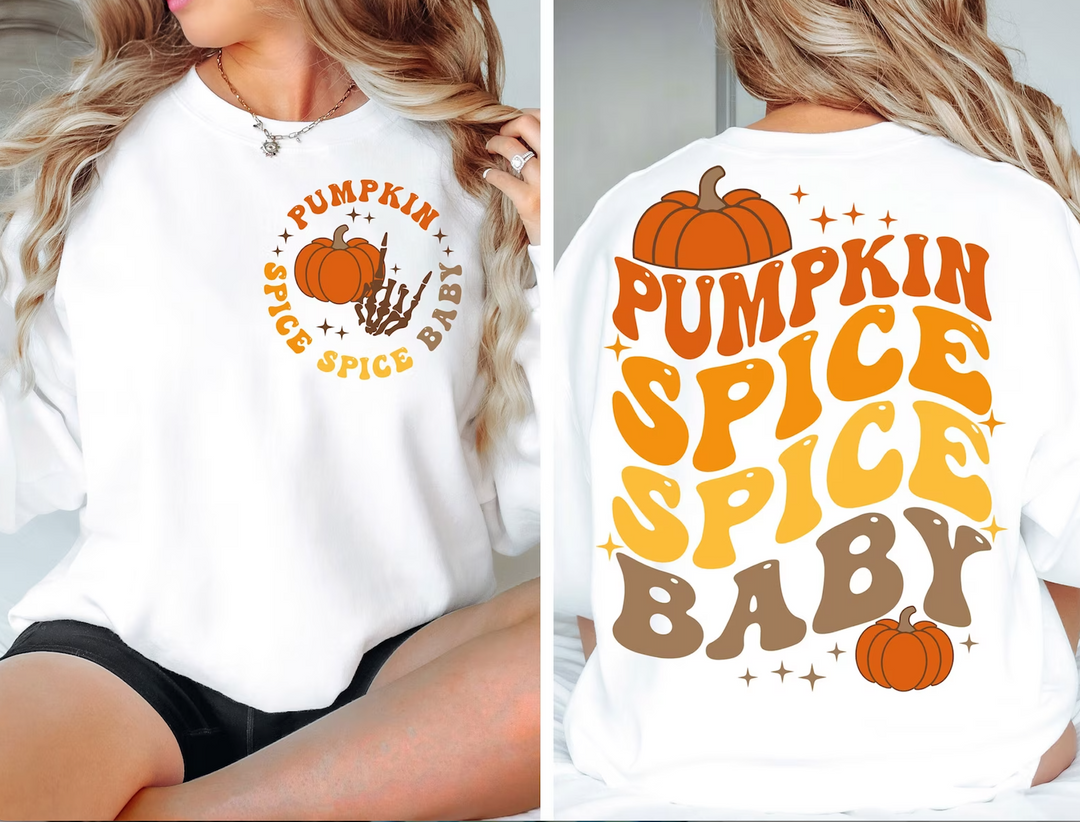 Pumpkin Spice Baby DTF Print