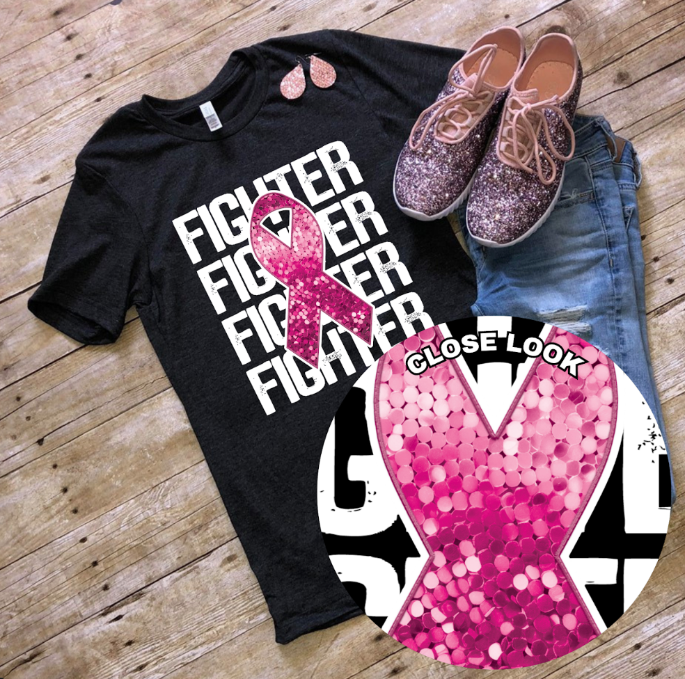 Fighter Breast Cancer DTF Print