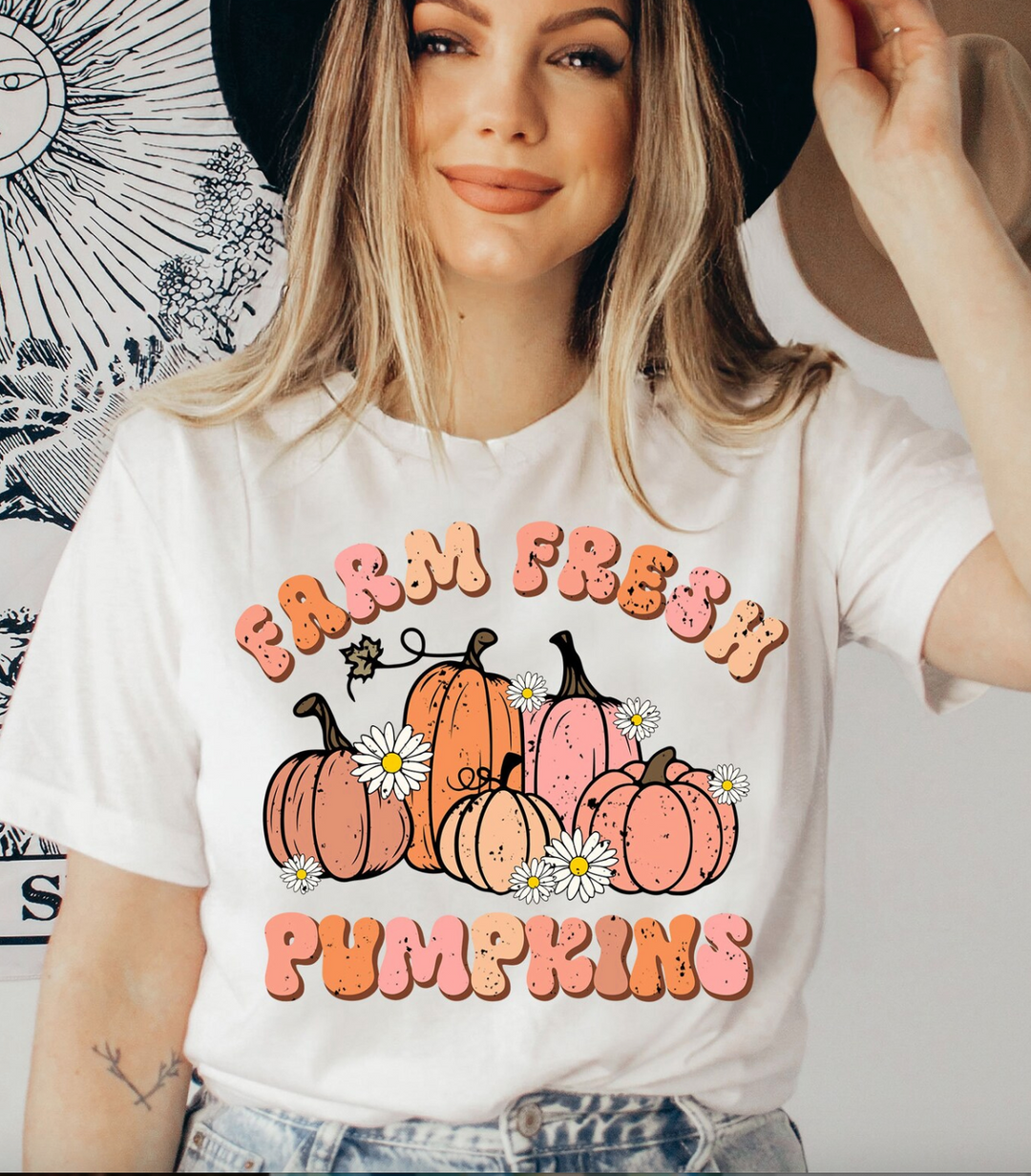 Farm Fresh Pumpkins DTF Print