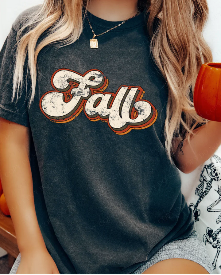 Retro Fall DTF Print