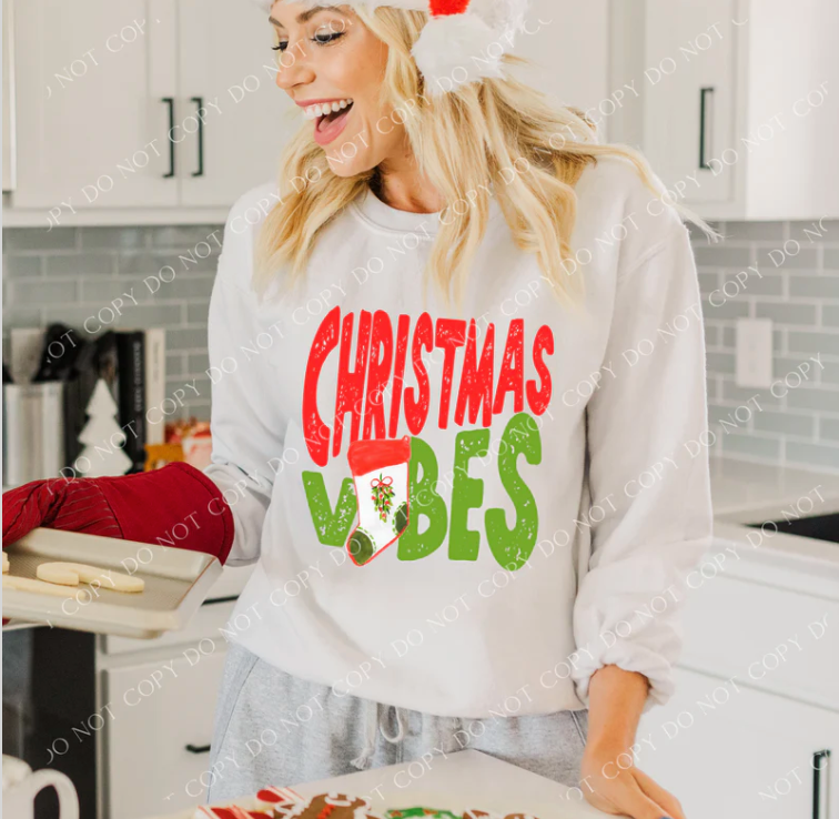 Christmas Vibes DTF Prints