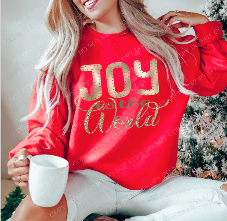 Joy to the World DTF Print