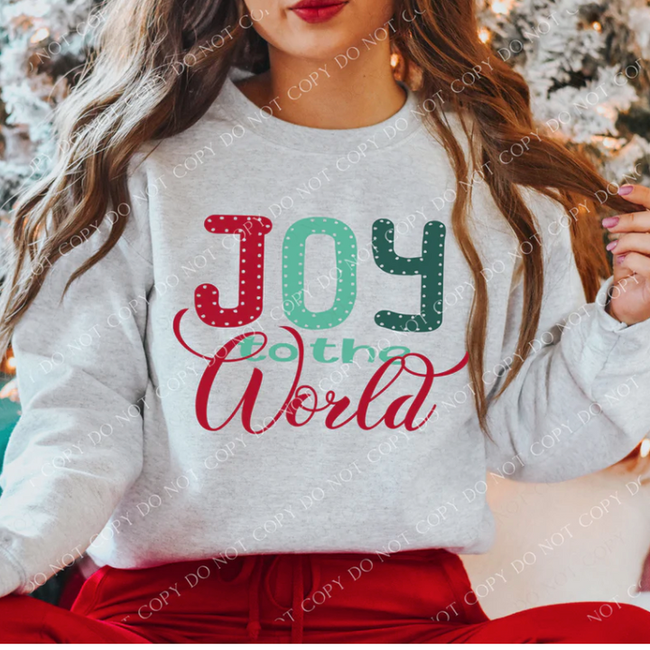 Joy to the World DTF Print