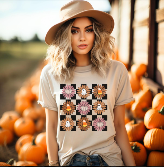 Retro Boho Halloween DTF Print