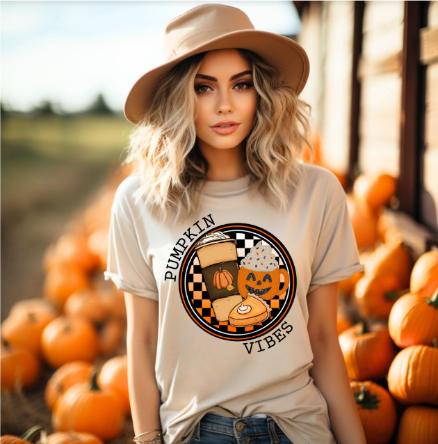 Pumpkin Vibes DTF Print