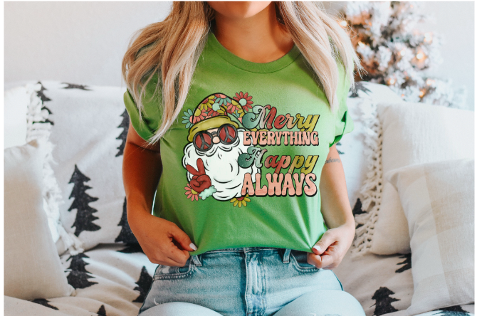 Merry Everything Happy Always DTF Print