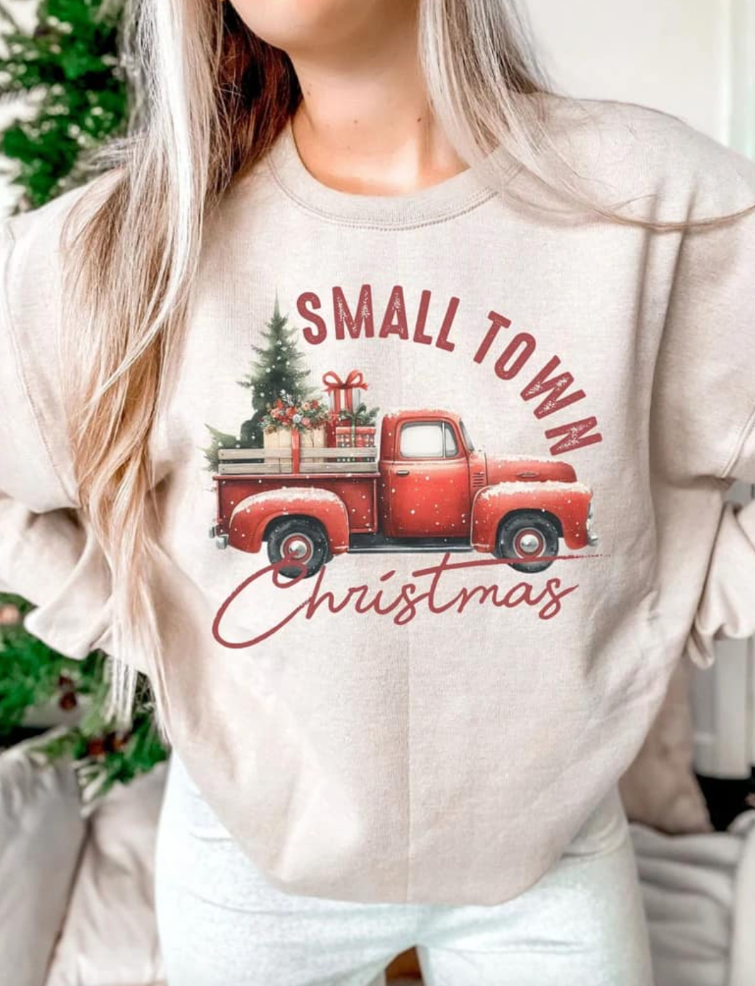 Small Town Christmas DTF Print