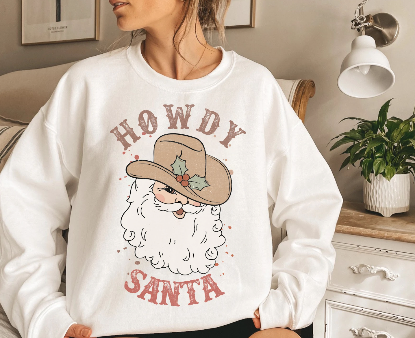 Howdy Santa DTF Print