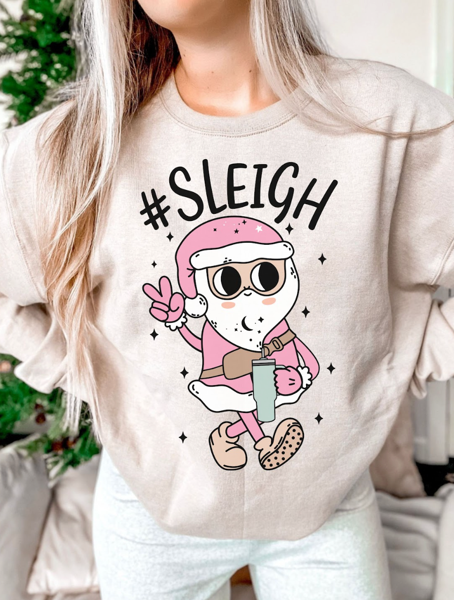 #Sleigh DTF Print