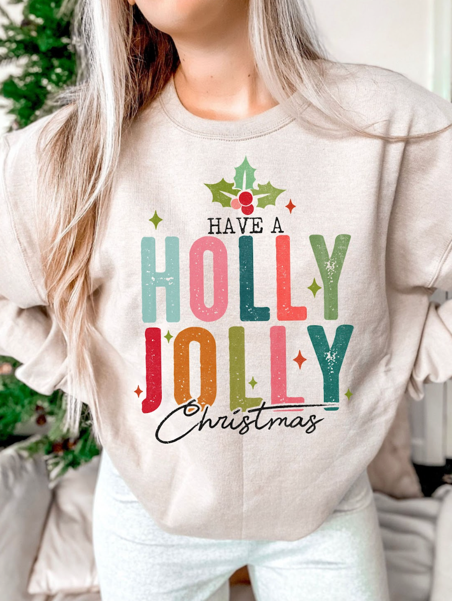 Have a Holly Jolly Christmas DTF Print